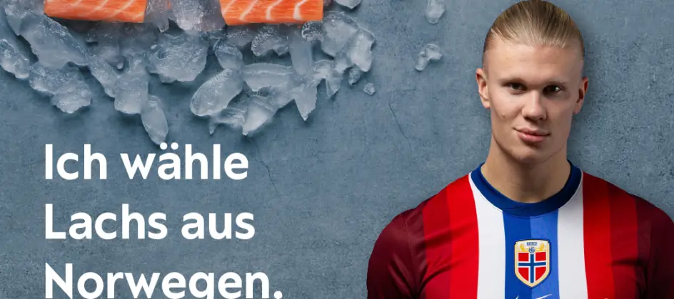 Erling Haaland wird Markenbotschafter des Norwegian Seafood Council in Deutschland